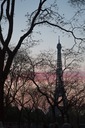 eiffel sunset silouite-1