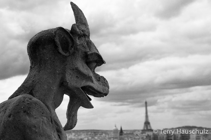 gargoyle at notre dame-1